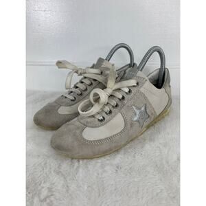 KHRIO Vera Pelle Women's Suede Gray Sneakers Size 6.5